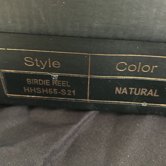 House of Harlow 1960 x REVOLVE Birdie Heel in Natural NWT - Picture 9 of 9
